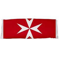 Civil Ensign Of Malta Body Pillow Case (dakimakura) by abbeyz71