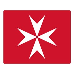 Civil Ensign Of Malta Double Sided Flano Blanket (large)  by abbeyz71