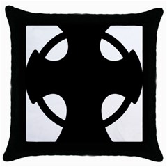 Cross Of Novgorod Throw Pillow Case (black) by abbeyz71