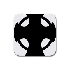 Cross Of Novgorod Rubber Coaster (square)  by abbeyz71