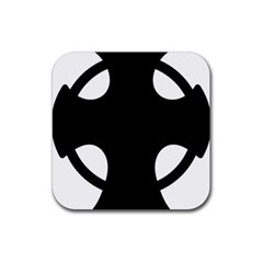 Cross Of Novgorod Rubber Square Coaster (4 Pack)  by abbeyz71