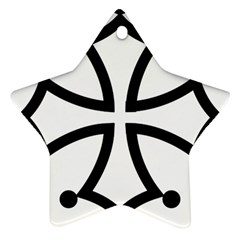 Occitan Cross Ornament (star) by abbeyz71
