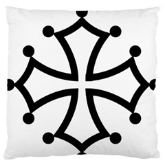 Occitan Cross Standard Flano Cushion Case (one Side) by abbeyz71