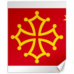 Flag Of Occitania Canvas 16  X 20   by abbeyz71