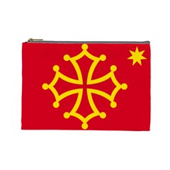 Flag Of Occitania Cosmetic Bag (large)  by abbeyz71