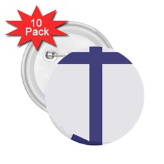 Orthodox Cross  2 25  Buttons (10 Pack)  by abbeyz71