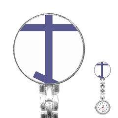 Orthodox Cross  Stainless Steel Nurses Watch by abbeyz71