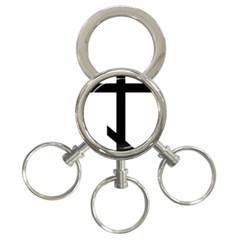 Orthodox Cross  3-ring Key Chains by abbeyz71