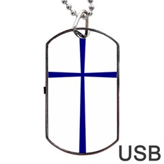 Byzantine Cross  Dog Tag Usb Flash (one Side) by abbeyz71