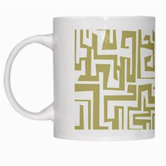 Pattern White Mugs