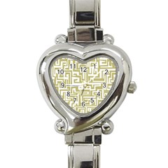 Pattern Heart Italian Charm Watch
