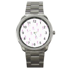 Pattern Sport Metal Watch