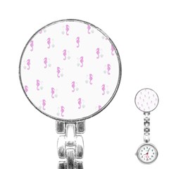 Pattern Stainless Steel Nurses Watch by Valentinaart