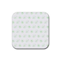 Pattern Rubber Coaster (Square) 