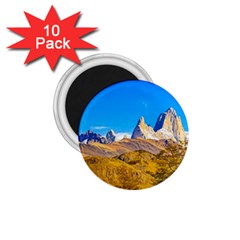 Snowy Andes Mountains, El Chalten, Argentina 1 75  Magnets (10 Pack)  by dflcprints