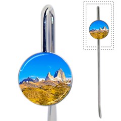 Snowy Andes Mountains, El Chalten, Argentina Book Mark by dflcprints