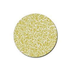 Pattern Rubber Coaster (round)  by Valentinaart