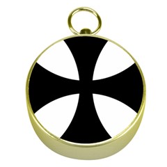 Cross Patty  Gold Compasses by abbeyz71