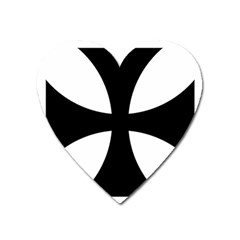 Cross Patty Heart Magnet by abbeyz71