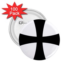 Cross Patty 2 25  Buttons (100 Pack)  by abbeyz71