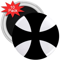 Cross Patty  3  Magnets (10 Pack)  by abbeyz71