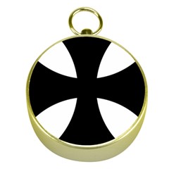 Cross Patty  Gold Compasses by abbeyz71