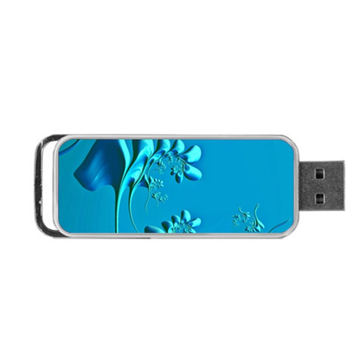Amazing Floral Fractal A Portable USB Flash (Two Sides)