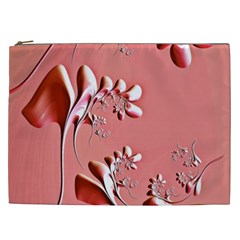 Amazing Floral Fractal B Cosmetic Bag (xxl)  by Fractalworld