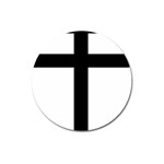 Patriarchal Cross Magnet 3  (Round) Front