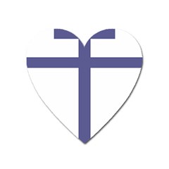 Patriarchal Cross Heart Magnet