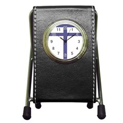 Patriarchal Cross Pen Holder Desk Clocks by abbeyz71