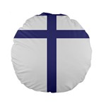 Patriarchal Cross Standard 15  Premium Round Cushions Front