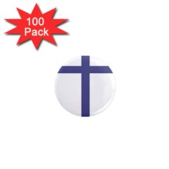 Patriarchal Cross  1  Mini Magnets (100 Pack)  by abbeyz71