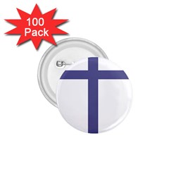 Patriarchal Cross  1 75  Buttons (100 Pack)  by abbeyz71