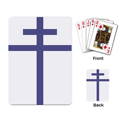 Patriarchal Cross  Playing Card by abbeyz71