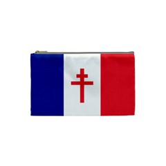 Flag Of Free France (1940-1944) Cosmetic Bag (small)  by abbeyz71