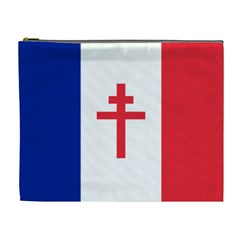 Flag Of Free France (1940-1944) Cosmetic Bag (xl) by abbeyz71