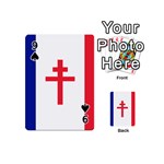 Flag of Free France (1940-1944) Playing Cards 54 (Mini)  Front - Spade9