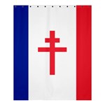 Flag of Free France (1940-1944) Shower Curtain 60  x 72  (Medium)  60 x72  Curtain