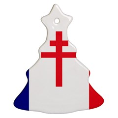 Flag Of Free France (1940-1944) Ornament (christmas Tree)  by abbeyz71