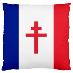 Flag Of Free France (1940-1944) Standard Flano Cushion Case (two Sides) by abbeyz71