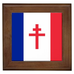 Flag Of Free France (1940-1944) Framed Tiles by abbeyz71