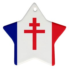 Flag Of Free France (1940-1944) Ornament (star) by abbeyz71