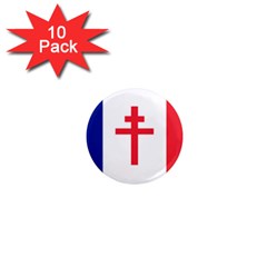 Flag Of Free France (1940-1944) 1  Mini Magnet (10 Pack)  by abbeyz71