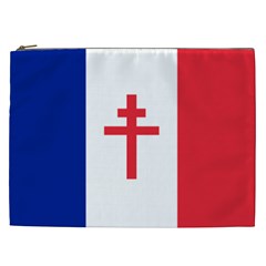 Flag Of Free France (1940-1944) Cosmetic Bag (xxl)  by abbeyz71