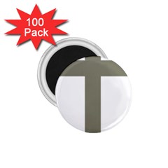 Cross Of Loraine 1 75  Magnets (100 Pack) 