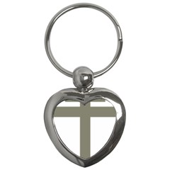 Cross of Loraine Key Chains (Heart) 