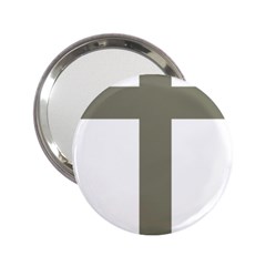 Cross Of Lorraine  2 25  Handbag Mirrors by abbeyz71