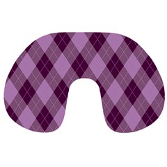 Plaid Pattern Travel Neck Pillows