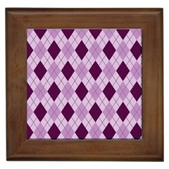 Plaid Pattern Framed Tiles by Valentinaart